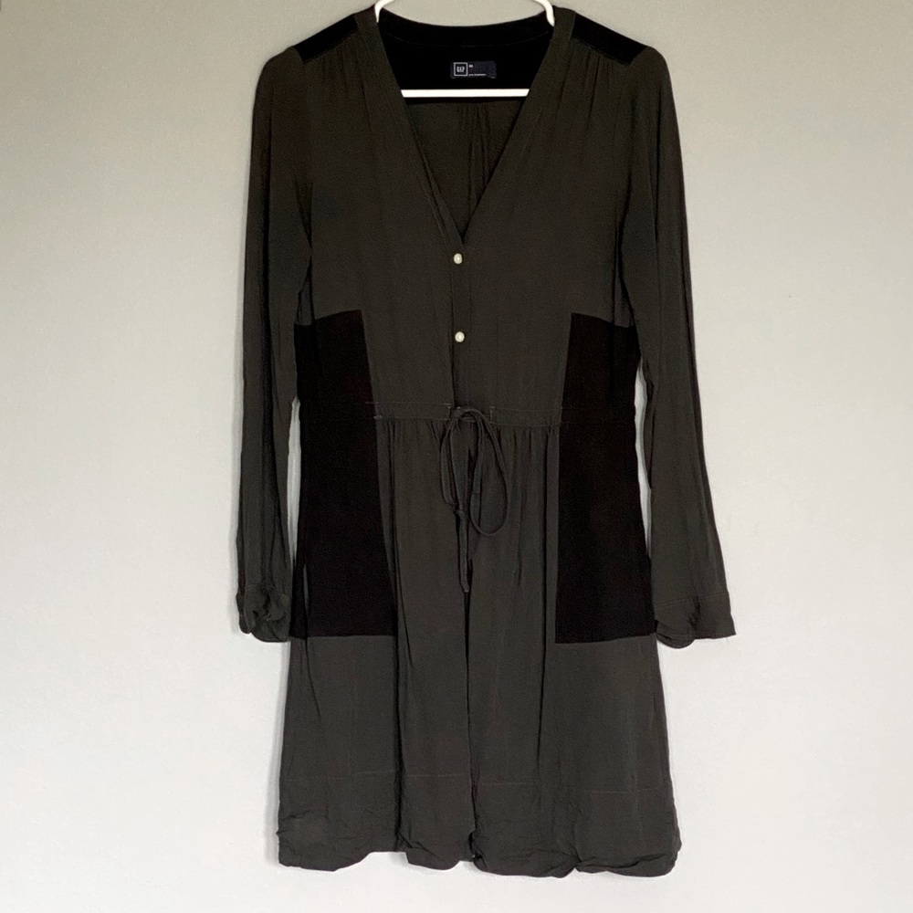 Gap Long-sleeve Black Dress